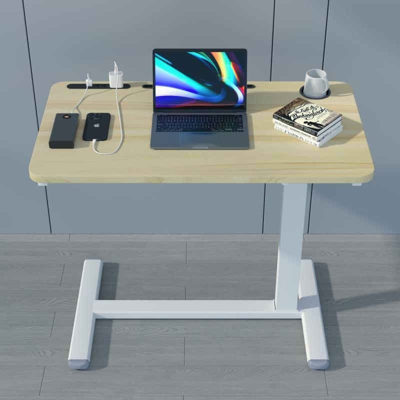 Adjustable Hand Lift Standing Desk | Sit Stand Desk for Living Room | Study and Work led tables