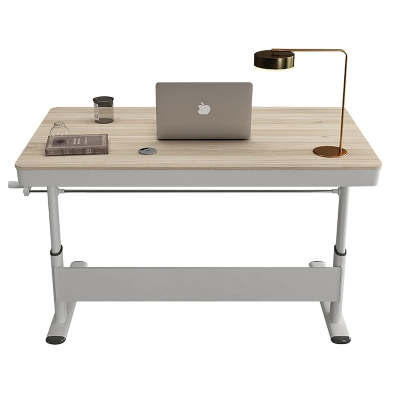 height-adjustable desk without drawer