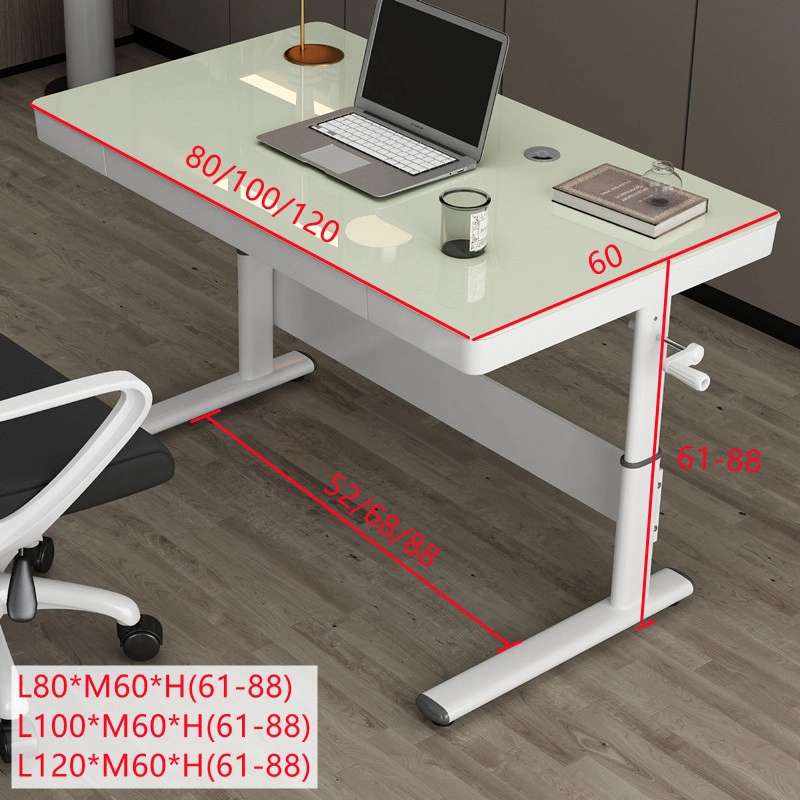 Manual Adjustable Height Sit Stand Desk Sit Stand Hand Lifting Desk