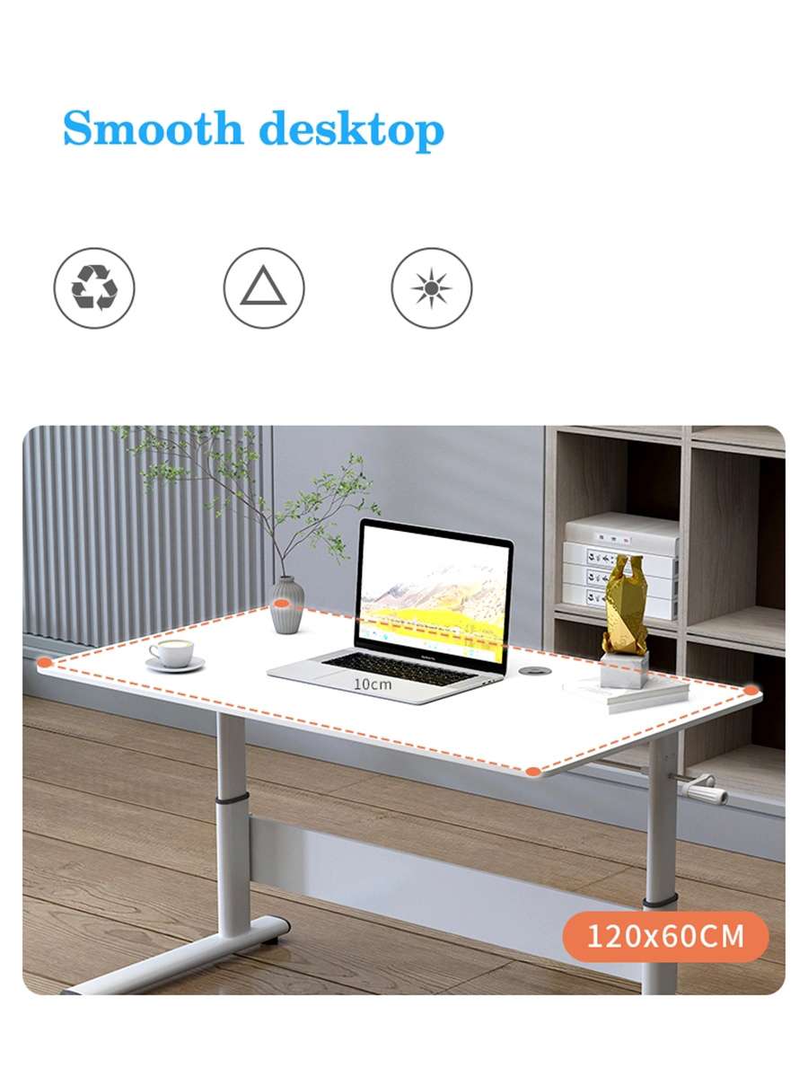 electric height adjustable standing desk size