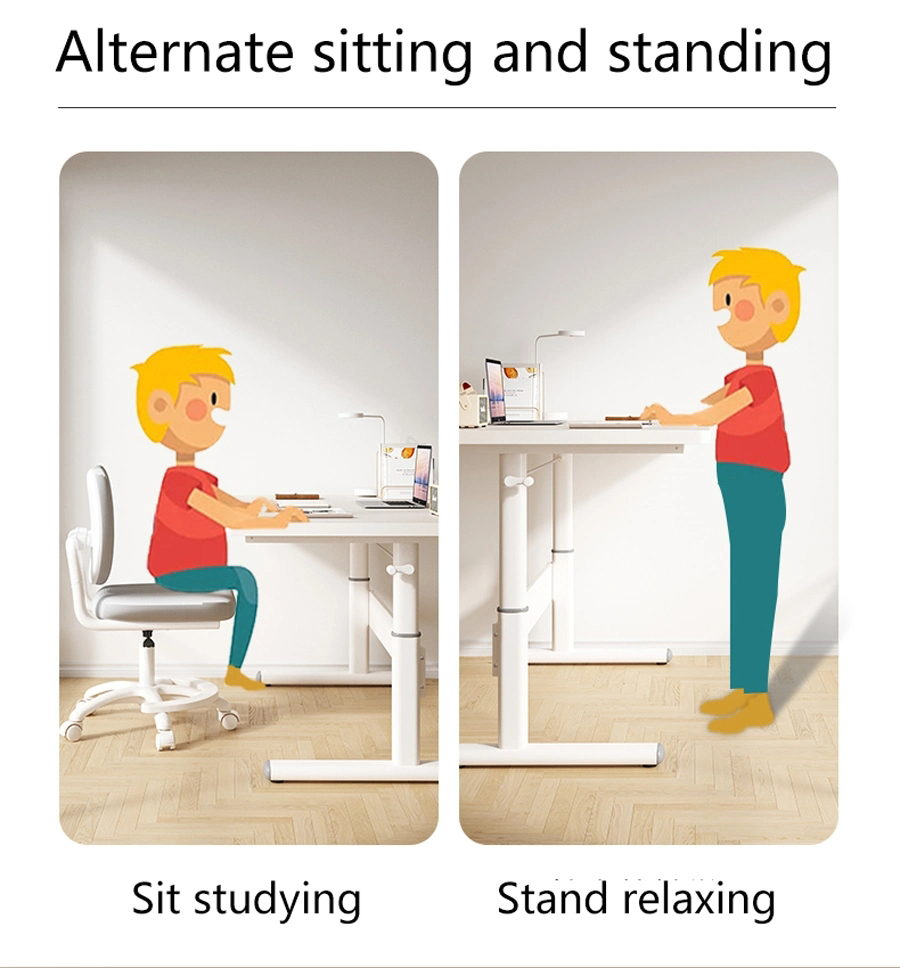 sit stand desk without drawer