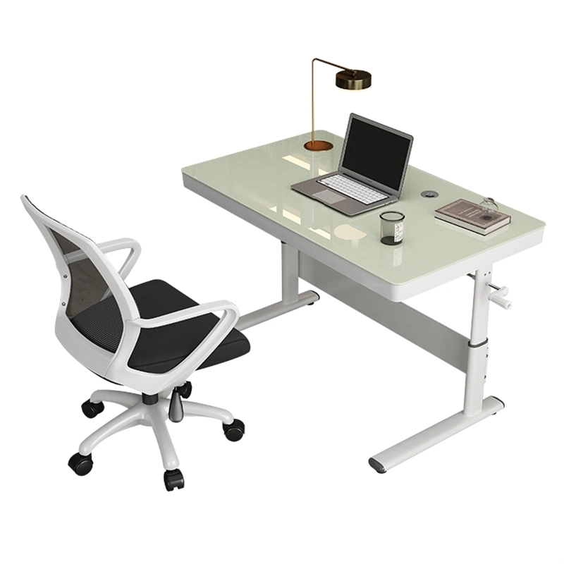 height-adjustable desk without drawer