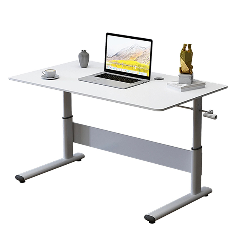 manual control height adjustable desk